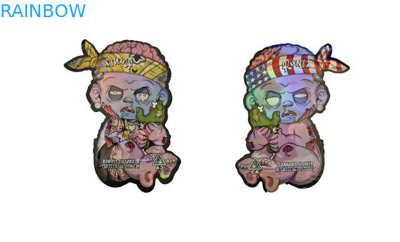 냄새 방지 약초 향신료 포장 Zip 잠금 Mylar CBD 오일 잡초 대마초 가방 Gravure 인쇄