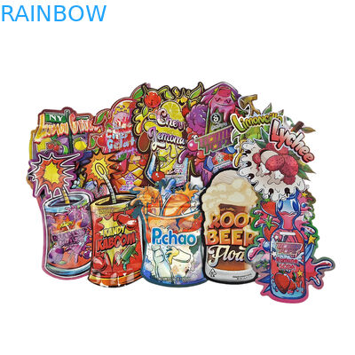 맞춤 인쇄 된 어린이 보호 Zipper 가방 서식 홀로그램 가방 간식 및 상품 제품 플라스틱 가방