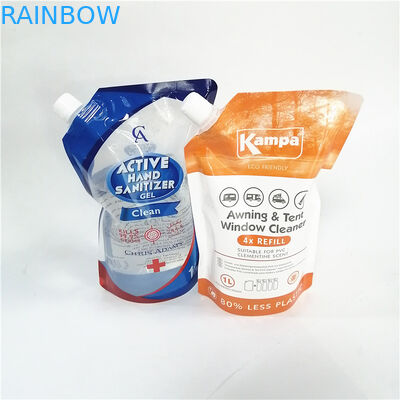 환경 친화적 인 포장 용품을 위해 다양한 캡 유형을 가진 재활용 가능한 스푸트 된 서드업 봉지