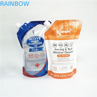 환경 친화적 인 포장 용품을 위해 다양한 캡 유형을 가진 재활용 가능한 스푸트 된 서드업 봉지