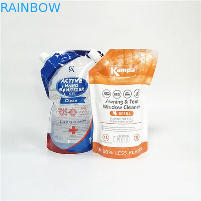 환경 친화적 인 포장 용품을 위해 다양한 캡 유형을 가진 재활용 가능한 스푸트 된 서드업 봉지