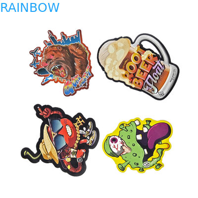 사용자 지정 알루미늄 필름 부드러운 터치 플라스틱 포장 가방 매트 불규칙 모양 3.5g 7g 14g 28g 다이 커트 마이러 가방