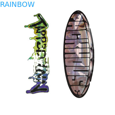 주문 3.5g 홀로그램 다이 커트 마이러 가방 불규칙한 모양 포장 지퍼 냄새 방지 다이 커트 플라스틱 포장 가방