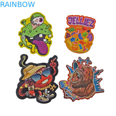 맞춤형 다이 커트 금속 고품질 불규칙 밀폐 작은 특수 모양 플라스틱 지퍼 Mylar 식품 포장 가방