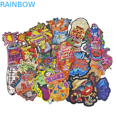 불규칙한 모양의 포장 가방 홀로그램 엽지 다이 커트 가방 특수 모양의 지플록 플라스틱 마이러 3.5g 다이 커트 가방