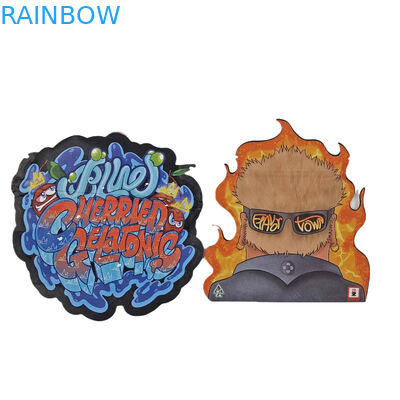 맞춤형 디지털 프린팅 가방 포장 홀로그램 필름 다이 커트 특수 모양 Ziplock 플라스틱 Mylar 3.5g 다이 커트 가방