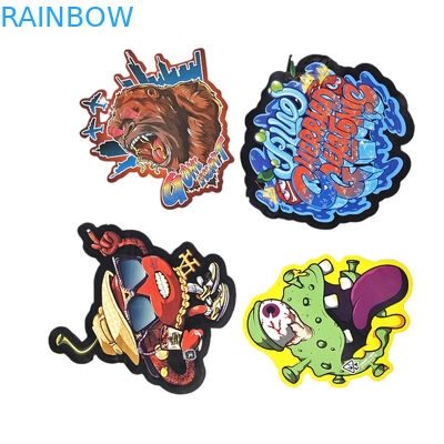 맞춤 인쇄 식용 가방 플라스틱 패키지 다이 커트 특수 모양 플라스틱 봉지 Ziplock 3.5g 간식 Mylar 가방