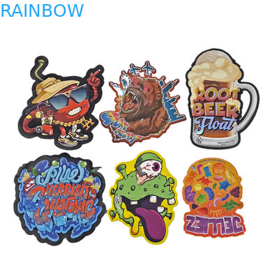 냄새 방지 주문 인쇄 3.5g 독특한 특수 모양 불규칙 식품 포장 시프로크 마일러 가방과 다이 커트 가방