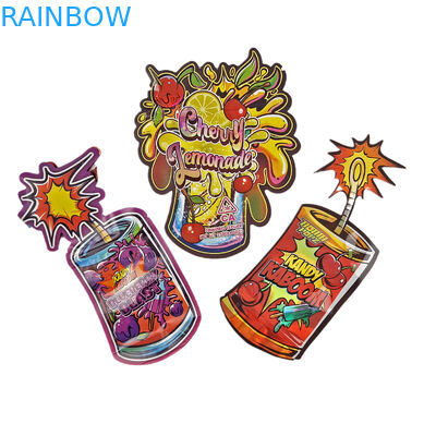 불규칙한 모양의 패키지 칩로크 홀로그래프 필름 3.5g 냄새 방지 다이 커트 마이러 가방