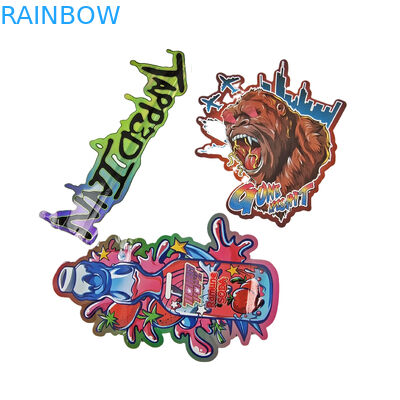 불규칙한 모양의 패키지 칩로크 홀로그래프 필름 3.5g 냄새 방지 다이 커트 마이러 가방