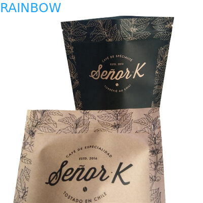 평면 바닥 가방 식품 포장 필름 평면 흰색 인쇄 상단 공기 밸브로 채워