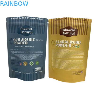 크래프트 브라운 종이 간식 가방 포장 서지 포지 플래트 바닥 칩