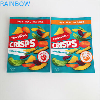 맞춤형 디지털 인쇄 Ziplock 식용품 견과류 음식에 대한 서드업 패키지 가방