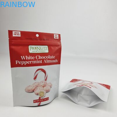 얼어붙은 플라스틱 지퍼 가방 냄새 방지 습도 방지 낮은 MOQ 인쇄 디지털 인쇄 서있는 가방