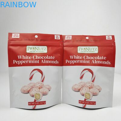 얼어붙은 플라스틱 지퍼 가방 냄새 방지 습도 방지 낮은 MOQ 인쇄 디지털 인쇄 서있는 가방