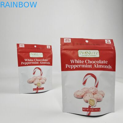 얼어붙은 플라스틱 지퍼 가방 냄새 방지 습도 방지 낮은 MOQ 인쇄 디지털 인쇄 서있는 가방