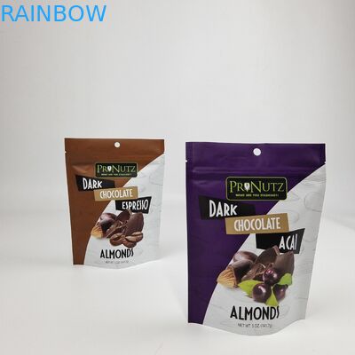 사용자 정의 로고 디지털 인쇄 플라스틱 지프 잠금 평면 가방 알루미늄 엽지 가방 과자 가방