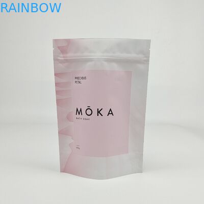 소매 주문형 인쇄 된 서드업 도이팩 Mylar 100g 250g 500g 바디 스크럽 가방 욕실 소금 포장 가방