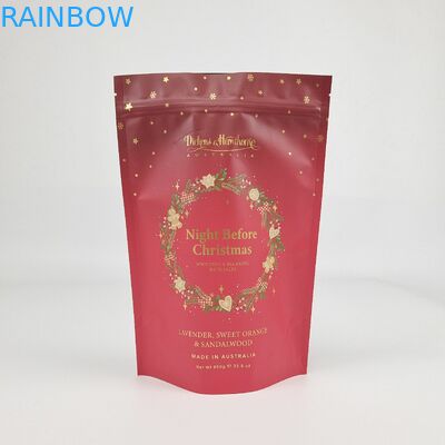 재활용 Zip 잠금 서지 가방 알루미늄 엽지 몸 스크럽 스파 욕실을 즐기십시오 바닷물 소금 수분 방지 플라스틱 패키지