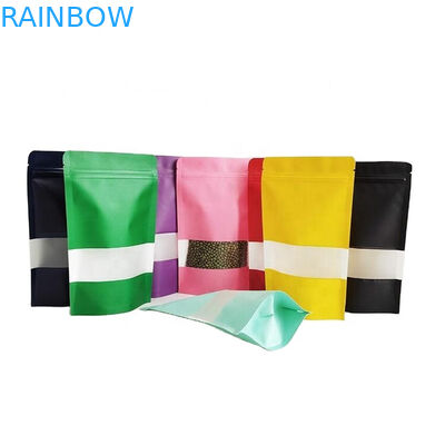 맞춤식 식품 등급 PLA 브라운 크래프트 종이 봉지 망고 파우더 식품 애완 동물 감자 식용 포장 봉지 마일러 칩