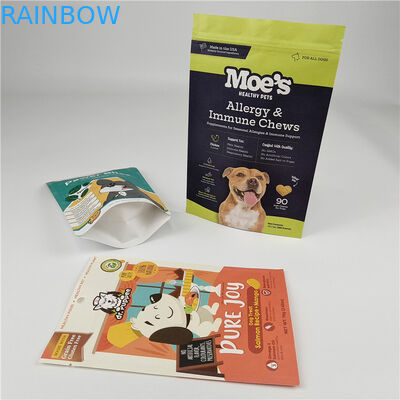 사용자 지정 로고 MOQ 100pcs Kraft Paper Bags for Tea Cookie Cake Nuts Edibles Powder Pet Food Packaging Bag [차이나 쿠키 케이크 견과류를 위한 크래프트 종이 봉지]
