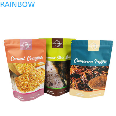 매트 완성 250g 향신료 포장용 플라스틱 가방 식품 등급 향신료 가방