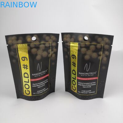 맞춤형 인쇄 된 재 닫을 수 있는 지프 잠금 서 있는 가방 욕실 소금 포장 가방 홀로그램