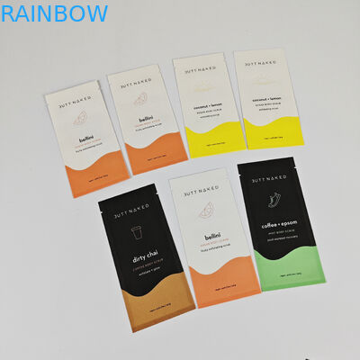 PLA 물질 생물 분해 가능한 Kraft 포지 포일 식품 포지 포장 작은 샘플 가방