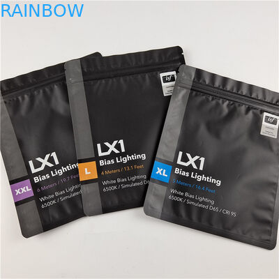 고품질 사용자 지정 로고 인쇄 된 치아 관리용 세 면 봉인 봉지 환경 친화적이고 안전한 재료로 포장