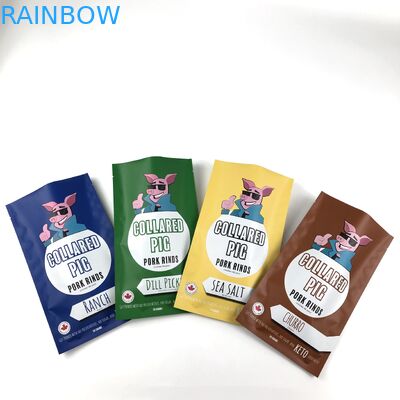 칩 닫기 잇는 반려동물 음식 가방으로 단순화 된 반려동물 음식 보관