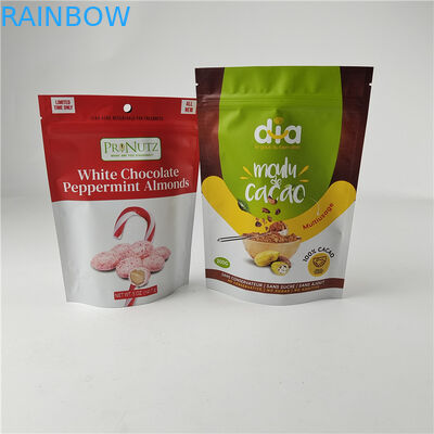 고품질 맞춤형 디지털 인쇄 PE 재사용 지퍼 포스 플라스틱 서드업 마이러 가방