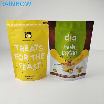 고품질 맞춤형 디지털 인쇄 PE 재사용 지퍼 포스 플라스틱 서드업 마이러 가방