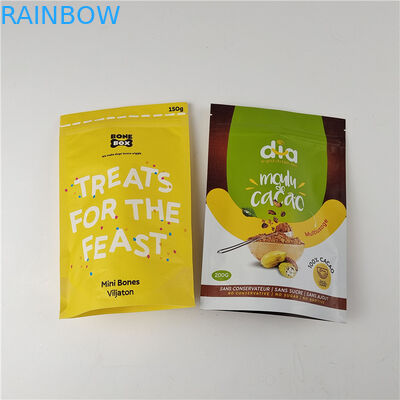 고품질 맞춤형 디지털 인쇄 PE 재사용 지퍼 포스 플라스틱 서드업 마이러 가방