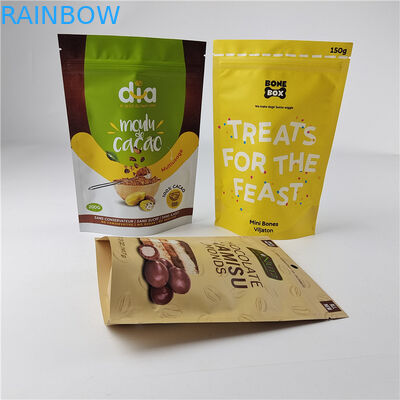 고품질 맞춤형 디지털 인쇄 PE 재사용 지퍼 포스 플라스틱 서드업 마이러 가방