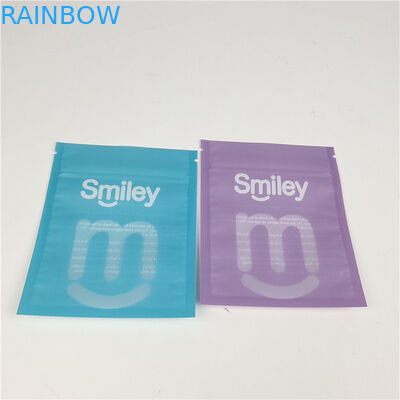 맑은 치아 어라이너 마일러 3면 밀폐 플라스틱 봉지 포장 누출 방지 및 습기 방지