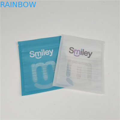 맑은 치아 어라이너 마일러 3면 밀폐 플라스틱 봉지 포장 누출 방지 및 습기 방지