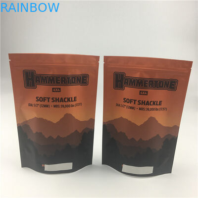 크래프트 종이 봉지 차 봉지 3면 봉지 봉지 및 탈가스 밸브로 포장