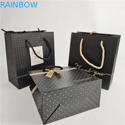 고품질 맞춤형 디지털 인쇄 로고 인쇄 된 쇼핑용 종이 가방 포장 흰색 110 그램 재사용