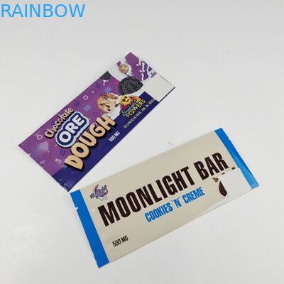 환경 친화적 인 엽록물 포장품 주문 인쇄 된 서드 업 포스 초콜릿 에너지 바 쿠키 간식 포장
