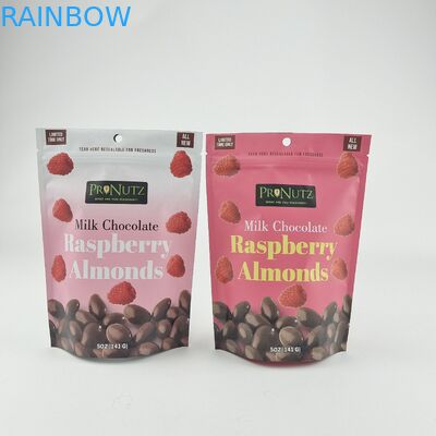 맞춤형 개인 로고 칩 플라스틱 서드업 칩 잠금 포장 가방 팩 식용품 쿠키