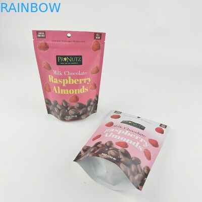 맞춤형 개인 로고 칩 플라스틱 서드업 칩 잠금 포장 가방 팩 식용품 쿠키