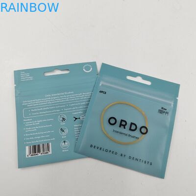 환경 친화적 인 가장 많이 팔리는 재활용 가능한 치아 관리용 세 면 밀폐 봉지