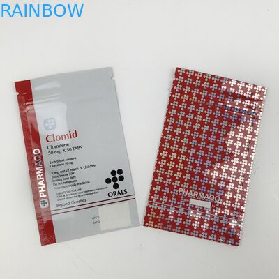 보관 프로모션 식품 포장 치아 관리용 세 면 밀폐 가방 열 밀폐 밀폐 Zipper과 함께 포장