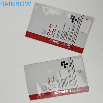 보관 프로모션 식품 포장 치아 관리용 세 면 밀폐 가방 열 밀폐 밀폐 Zipper과 함께 포장