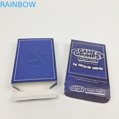 최대 10 가지 색상까지 허용됩니다. 주문 로고 인쇄 된 직사각형 반짝이는 종이 상자 포장