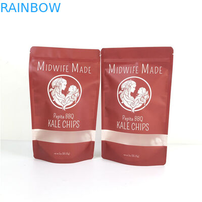 식품 포장 플래트 플라스틱 지플록 가방 지플러가 있는 알루미늄 포일 가방