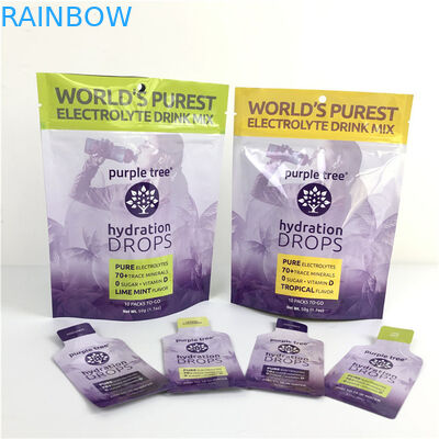 10 컬러 커스텀 매트 알루미늄 엽지 서지 포지 지플록 도이팩 가방 음식