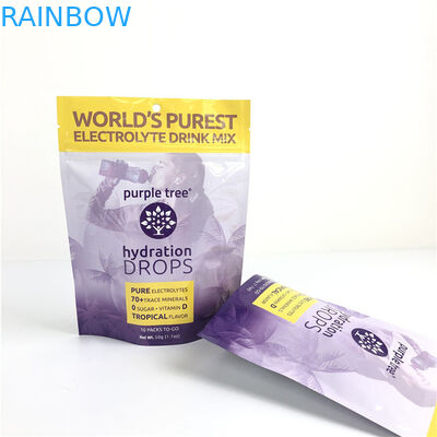 10 컬러 커스텀 매트 알루미늄 엽지 서지 포지 지플록 도이팩 가방 음식