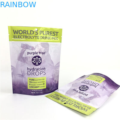 10 컬러 커스텀 매트 알루미늄 엽지 서지 포지 지플록 도이팩 가방 음식