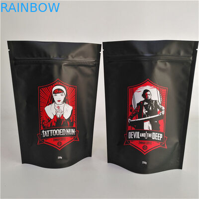 맞춤 매트 페니쉬 냄새 방지 가방 습도 방지 재 닫을 수있는 플라스틱 식품 밀봉 포장